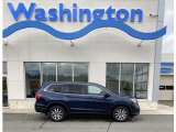 2020 Obsidian Blue Pearl Honda Pilot EX-L AWD #135880221