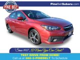 2020 Lithium Red Pearl Subaru Impreza Premium Sedan #135880182