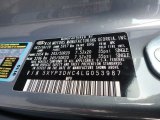 2020 Telluride Color Code for Everlasting Silver - Color Code: ERG
