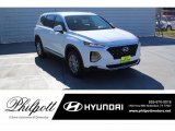 2020 Quartz White Hyundai Santa Fe SE #135905166