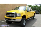 2006 Screaming Yellow Ford F250 Super Duty Amarillo Special Edition Crew Cab 4x4 #13531314