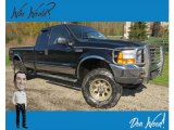 1999 Black Ford F250 Super Duty Lariat Extended Cab 4x4 #135908076