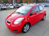 2009 Toyota Yaris Absolutely Red