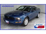 2008 Vista Blue Metallic Ford Mustang V6 Deluxe Coupe #13531302