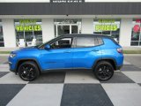 Laser Blue Pearl Jeep Compass in 2019