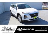 2020 Quartz White Hyundai Santa Fe SE #135943385