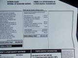 2020 Chevrolet Camaro ZL1 Coupe Window Sticker