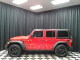 2020 Firecracker Red Jeep Wrangler Unlimited Sport 4x4 #135976204