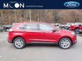 2020 Rapid Red Metallic Ford Edge Titanium AWD #136006264