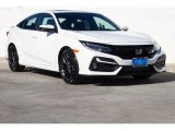 2020 Platinum White Pearl Honda Civic Si Sedan #136021106