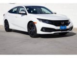 2020 Platinum White Pearl Honda Civic Sport Sedan #136021093