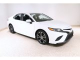 2019 Super White Toyota Camry SE #136021219