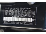 2020 Camry Color Code for Galactic Aqua Mica - Color Code: 221