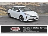 2019 Blizzard White Pearl Toyota Prius XLE #136020988