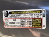 2020 Honda Odyssey Elite Info Tag