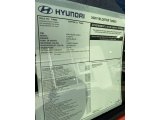 2020 Hyundai Veloster Turbo Window Sticker