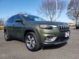 2020 Olive Green Pearl Jeep Cherokee Limited 4x4 #136081717