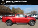 Hot Pepper Red Metallic Ford Ranger in 2019