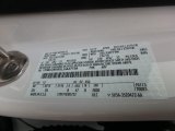 2020 Escape Color Code for Oxford White - Color Code: YZ