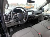 2019 Ford F150 XLT SuperCab 4x4 Earth Gray Interior