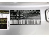 2020 AMG GT Color Code for Iridium Silver Metallic - Color Code: 775
