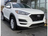 Winter White Hyundai Tucson in 2019