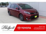 Salsa Red Pearl Toyota Sienna in 2020