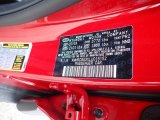 2020 Venue Color Code for Scarlet Red Pearl - Color Code: PR2
