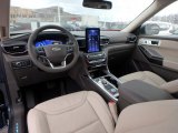 2020 Ford Explorer Platinum 4WD Ebony Interior
