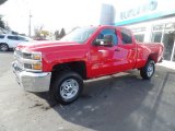 2019 Red Hot Chevrolet Silverado 2500HD Work Truck Double Cab 4WD #136190707