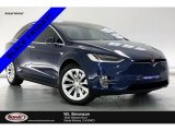 2018 Deep Blue Metallic Tesla Model X 75D #136190726