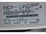 2020 F150 Color Code for Oxford White - Color Code: YZ