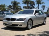 2007 Titanium Silver Metallic BMW 7 Series 750Li Sedan #13602224