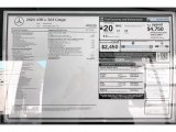 2020 Mercedes-Benz S 63 AMG 4Matic Coupe Window Sticker