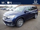 2020 Obsidian Blue Pearl Honda Pilot EX-L AWD #136233596