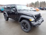 Black Jeep Wrangler Unlimited in 2020