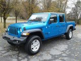 Hydro Blue Pearl Jeep Gladiator in 2020