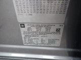 2020 Envision Color Code for Satin Steel Metallic - Color Code: 500B