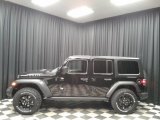 2020 Black Jeep Wrangler Unlimited Willys 4x4 #136270162