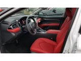 2020 Toyota Camry XSE Cockpit Red Interior