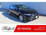 2020 Midnight Black Metallic Toyota Camry LE #136303855