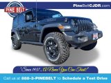 2020 Black Jeep Wrangler Unlimited Willys 4x4 #136303791