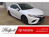 2019 Wind Chill Pearl Toyota Camry XSE #136321891