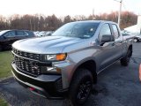 2020 Satin Steel Metallic Chevrolet Silverado 1500 Custom Trail Boss Double Cab 4x4 #136321786