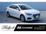 2020 Frost White Pearl Hyundai Accent SE #136342063