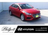 2020 Pomegranate Red Hyundai Accent SE #136342062