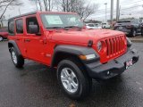 2020 Firecracker Red Jeep Wrangler Unlimited Sport 4x4 #136369825