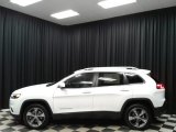2020 Bright White Jeep Cherokee Limited #136369779