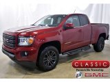 2020 Red Quartz Tintcoat GMC Canyon SLE Extended Cab 4WD #136389059