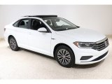 2019 Pure White Volkswagen Jetta SEL #136406438